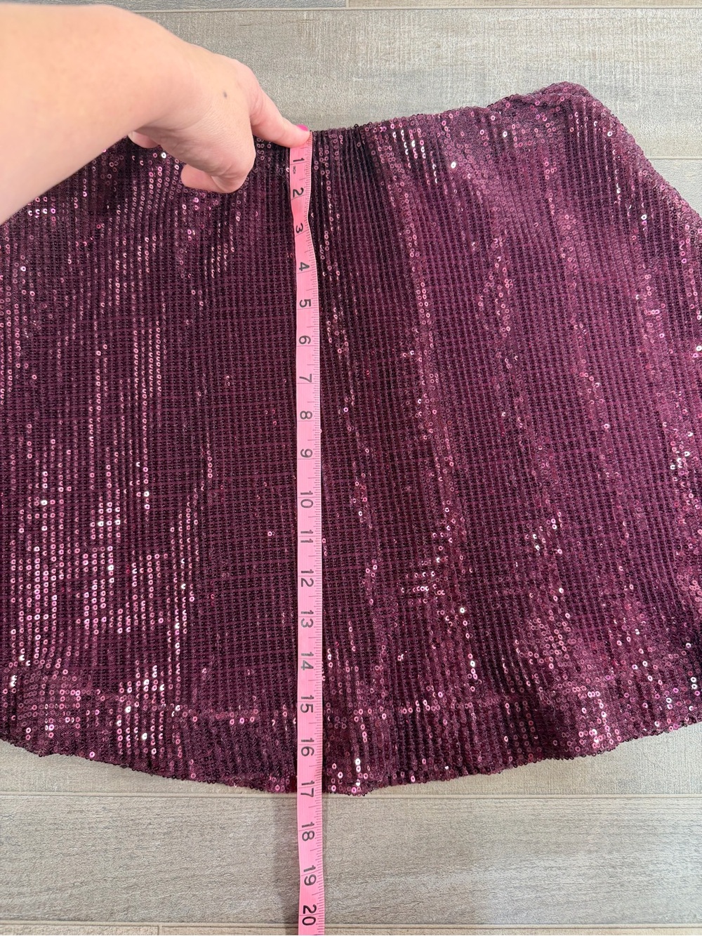 NWT ByTiMo Sequin Mini Skirt - Picture 5 of 9